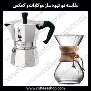 مقایسه دو قهوه ساز موکاپات و کمکس
