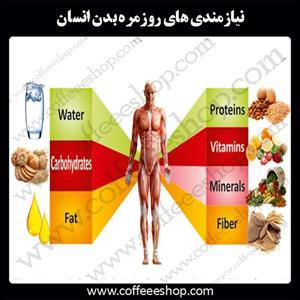 نیازمندی های روزمره بدن انسان